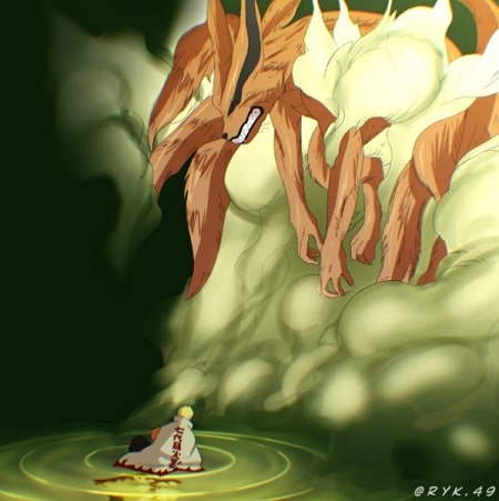 ¿Por que NARUTO siempre dice DATTEBAYO? 4 naruto y kurama