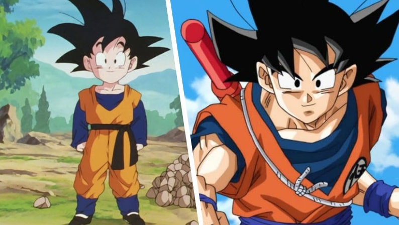 ¿Por que GOTEN se parece a GOKU? 3 goten-goku