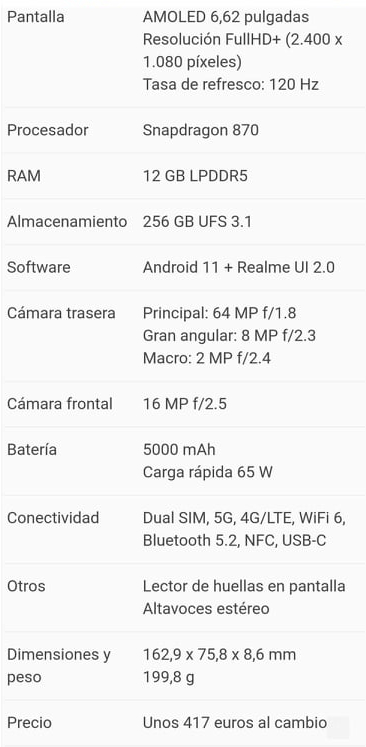 LANZAN al mercado SMARTHPHONE inspirado en DRAGON BALL 4 caracteristicas del realme gt dragon ball