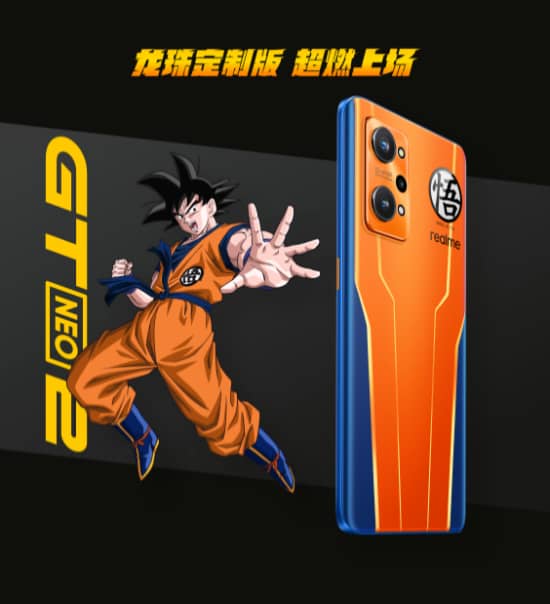 LANZAN al mercado SMARTHPHONE inspirado en DRAGON BALL 5 realme gt neo2