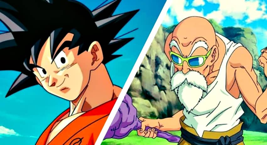 Asi se veria la FUSION entre GOKU y el MAESTRO ROSHI 3 goku