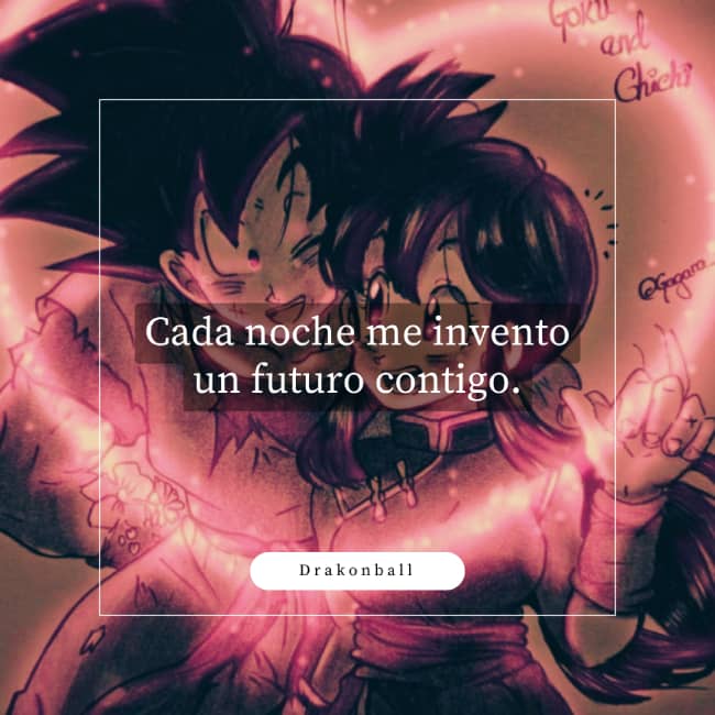 frases de amor dragon ball