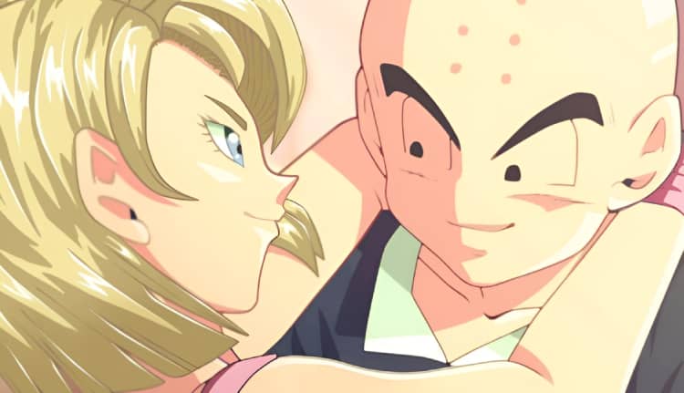 FRASES ROMANTICAS de AMOR 1 krilin y 18