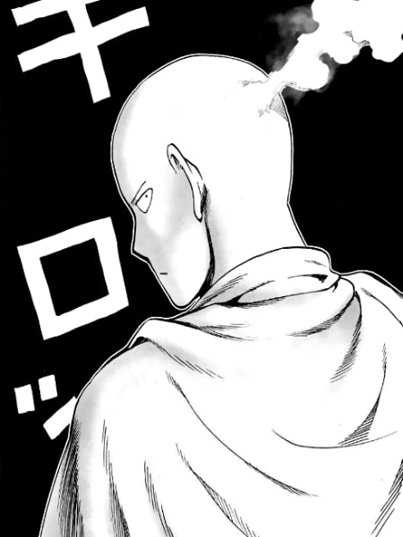 saitama humo en la cabeza