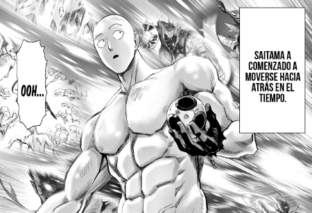 saitama retrocede en el tiempo