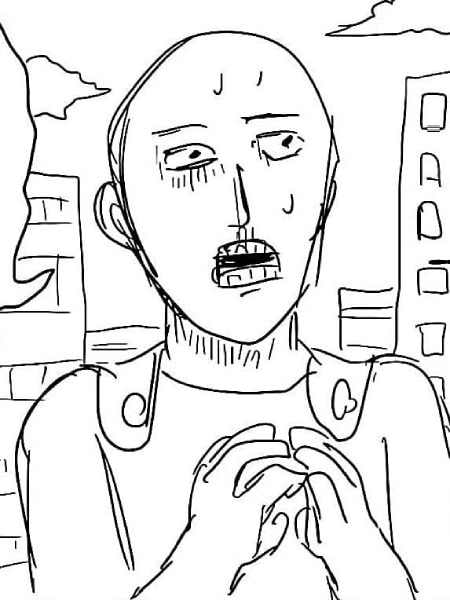 saitama sudando