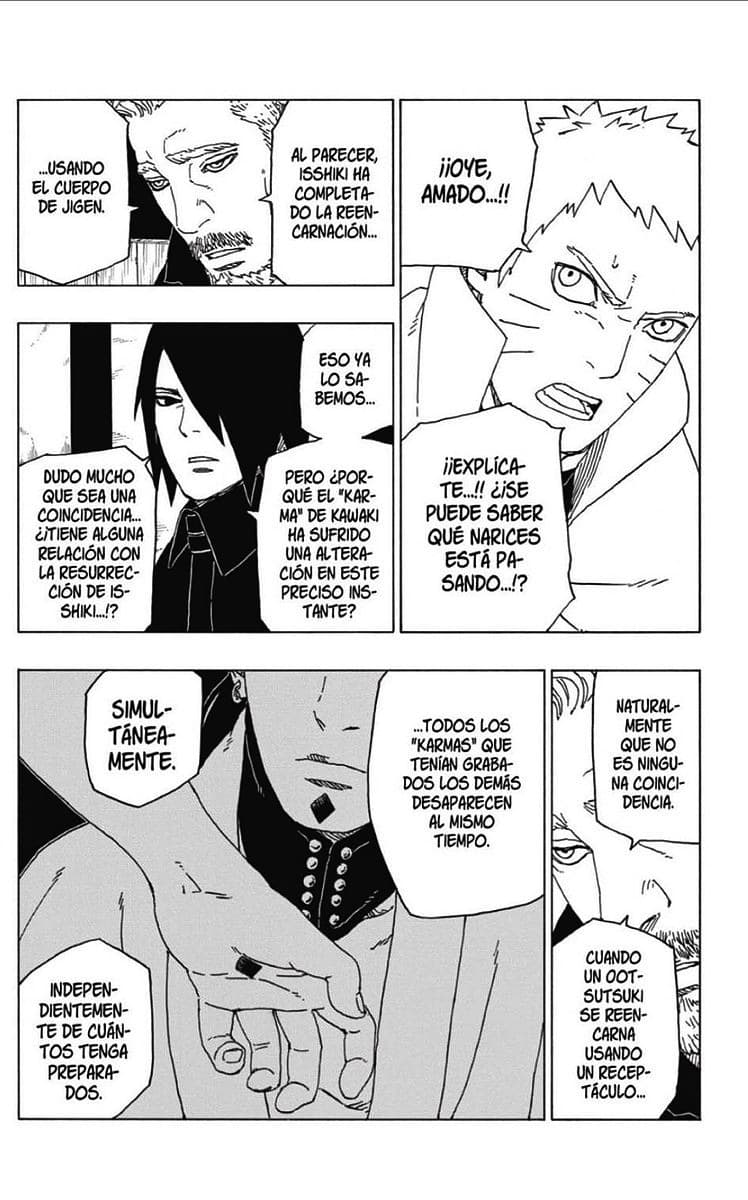 BORUTO MANGA 47 COMPLETO ONLINE 30 boruto manga 47 29