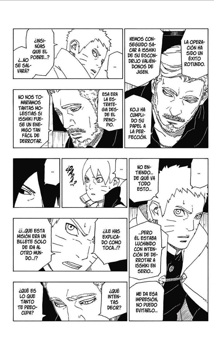 BORUTO MANGA 47 COMPLETO ONLINE 37 boruto manga 47 36