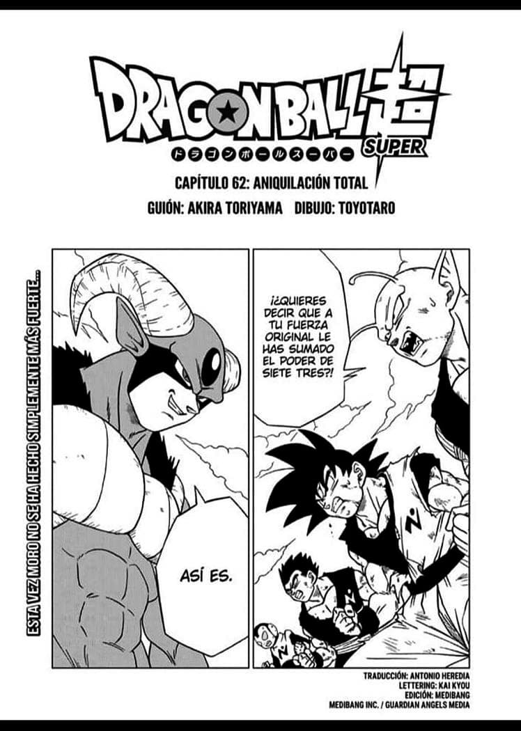 dragon ball super manga 62
