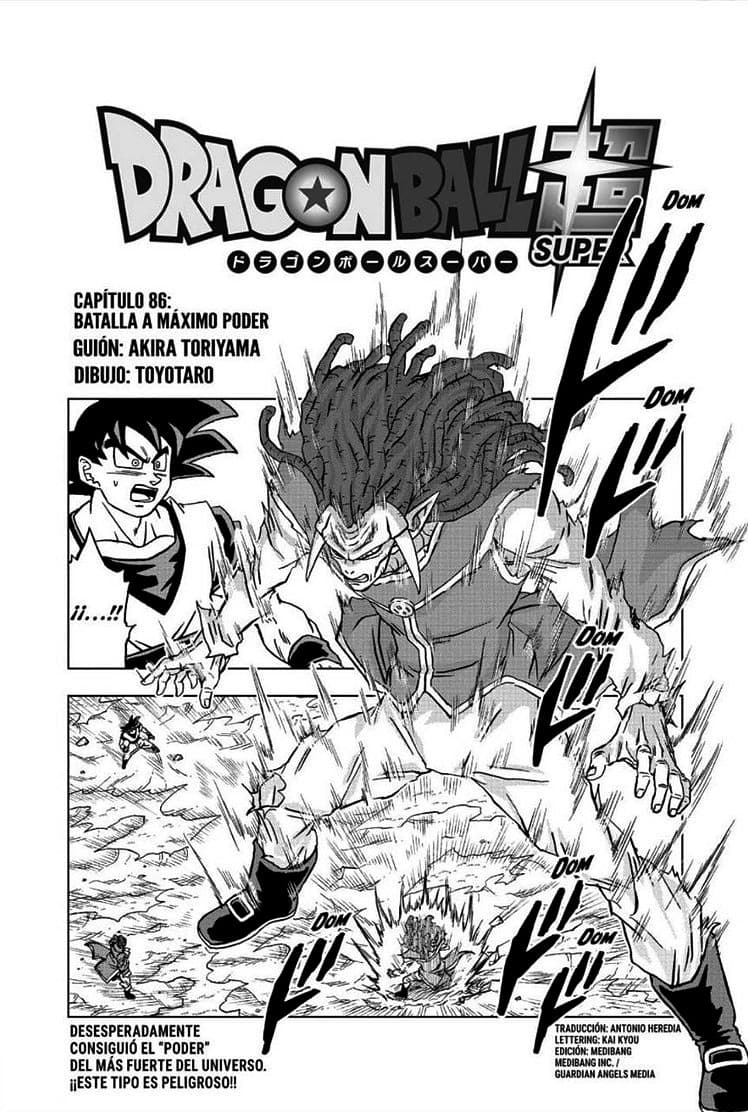 dragon ball super manga 86