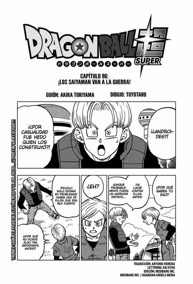 dragon ball super manga 96