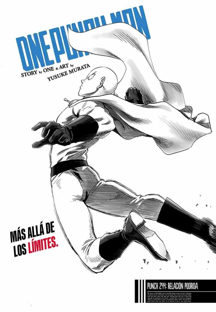 one punch man manga 244 redibujoo