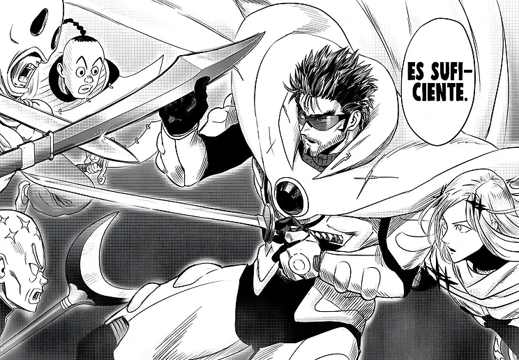 ONE PUNCH MAN MANGA 245 COMPLETO ONLINE 13 redibujo one punch man manga 245 12