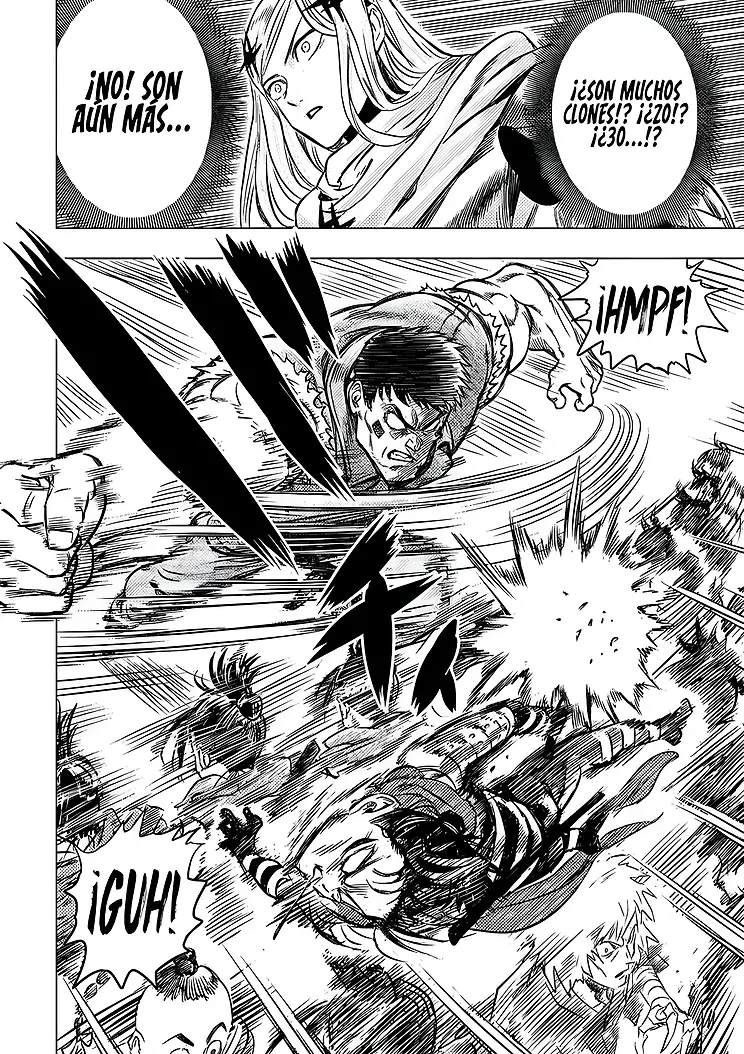 ONE PUNCH MAN MANGA 245 COMPLETO ONLINE 5 redibujo one punch man manga 245 4