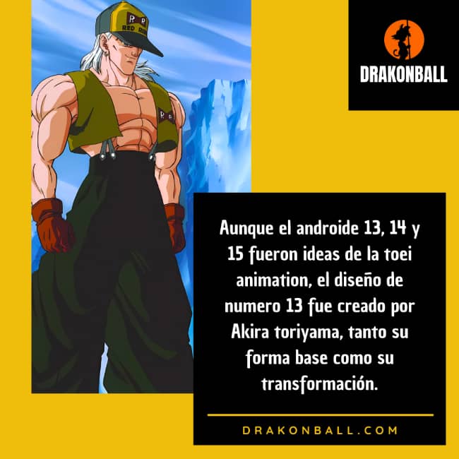CURIOSIDADES del ANDROIDE 13 3 curiosidades del androide 13 dbz