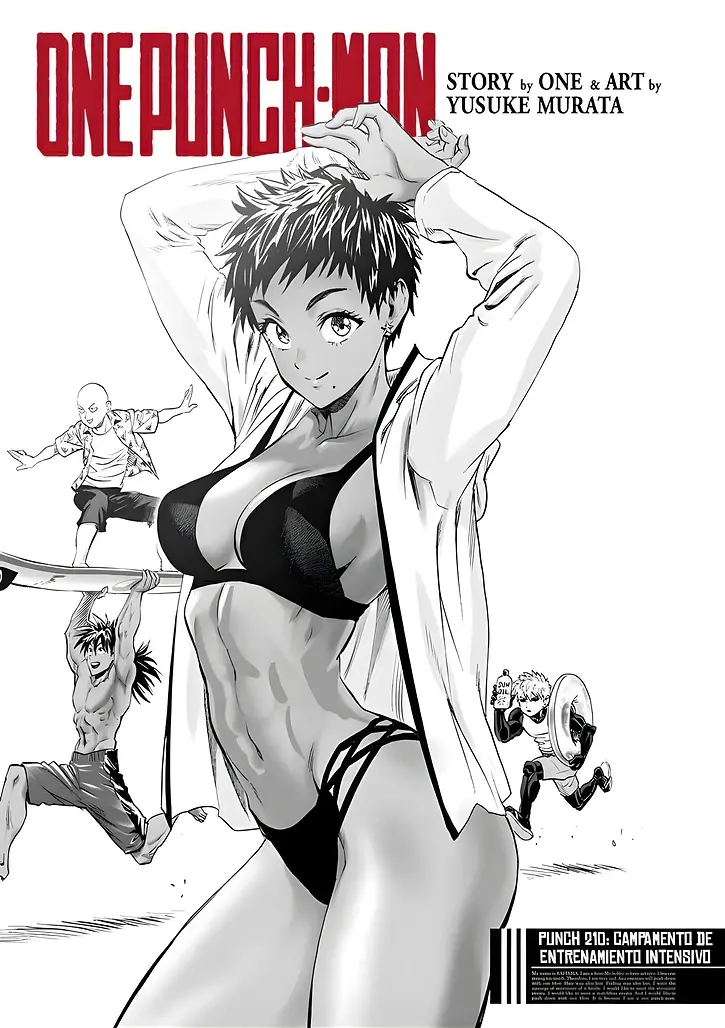 one punch man manga 255 redibujo