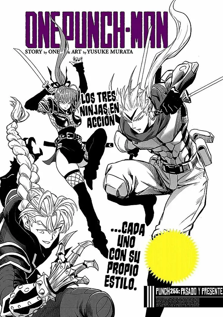 ONE PUNCH MAN MANGA 255 PRIMER DIBUJO 1 one punch man manga 255