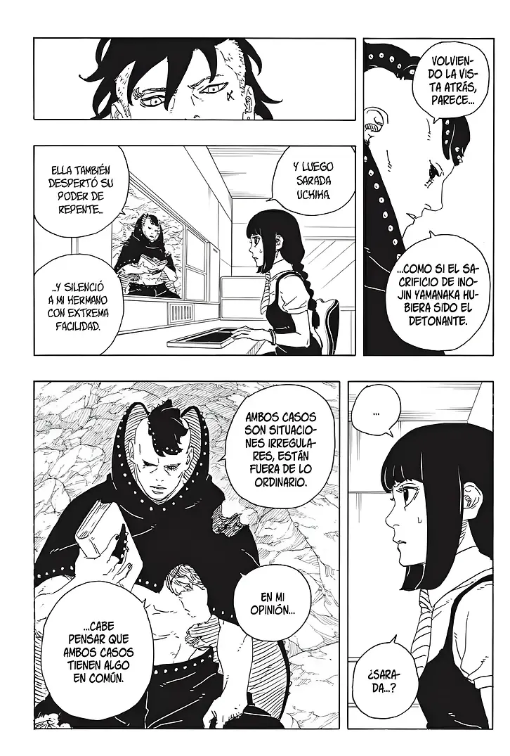 BORUTO MANGA 104 COMPLETO ONLINE 21 boruto manga 104 20